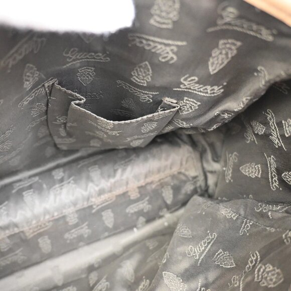 GUCCI Logo GG Shoulder Tote Bag PVC Leather White GHW Italy - Picture 10 of 16